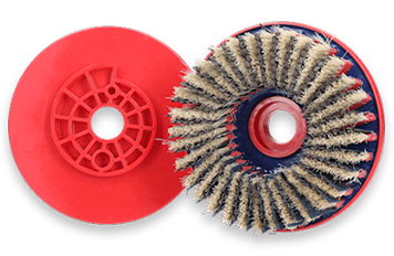 Schleifbürstenteller